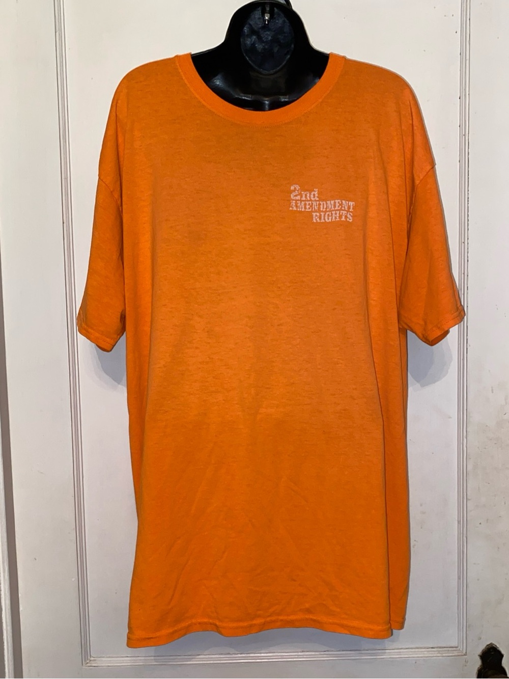 ! 2nd amendment rights orange t-shirt size XL pre-owned